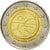 France, 2 Euro, 10 ans de l'Euro, 2009, MS(63), Bi-Metallic, KM:1590