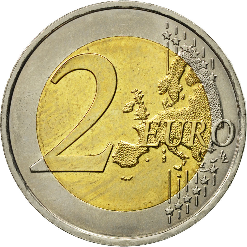 France, 2 Euro, 10 ans de l'Euro, 2009, SPL, Bi-Metallic, KM:1590