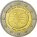 Austria, 2 Euro, 10 ans de l'Euro, 2009, MS(63), Bi-Metallic, KM:3175