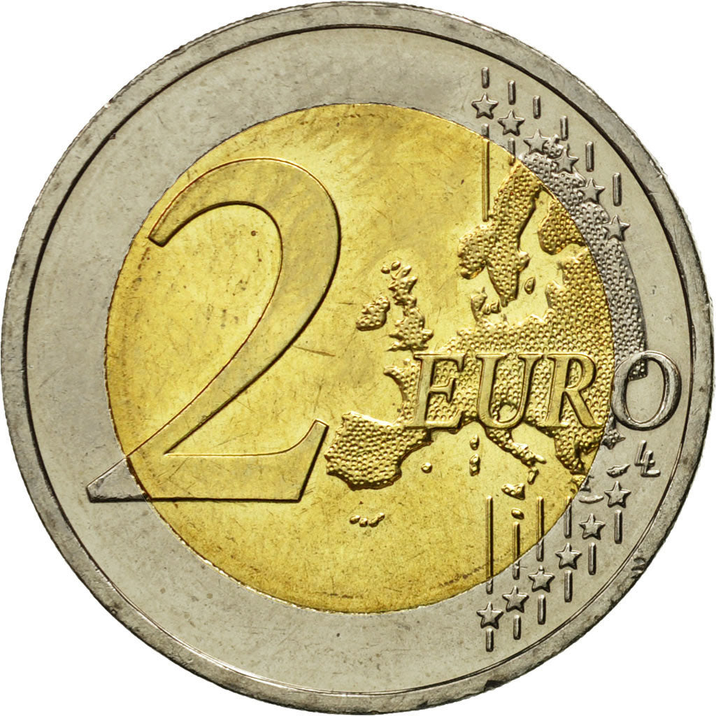 Austria, 2 Euro, 10 ans de l'Euro, 2009, MS(63), Bi-Metallic, KM:3175