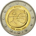 Malte, 2 Euro, 10 ans de l'Euro, 2009, SPL, Bi-Metallic, KM:134
