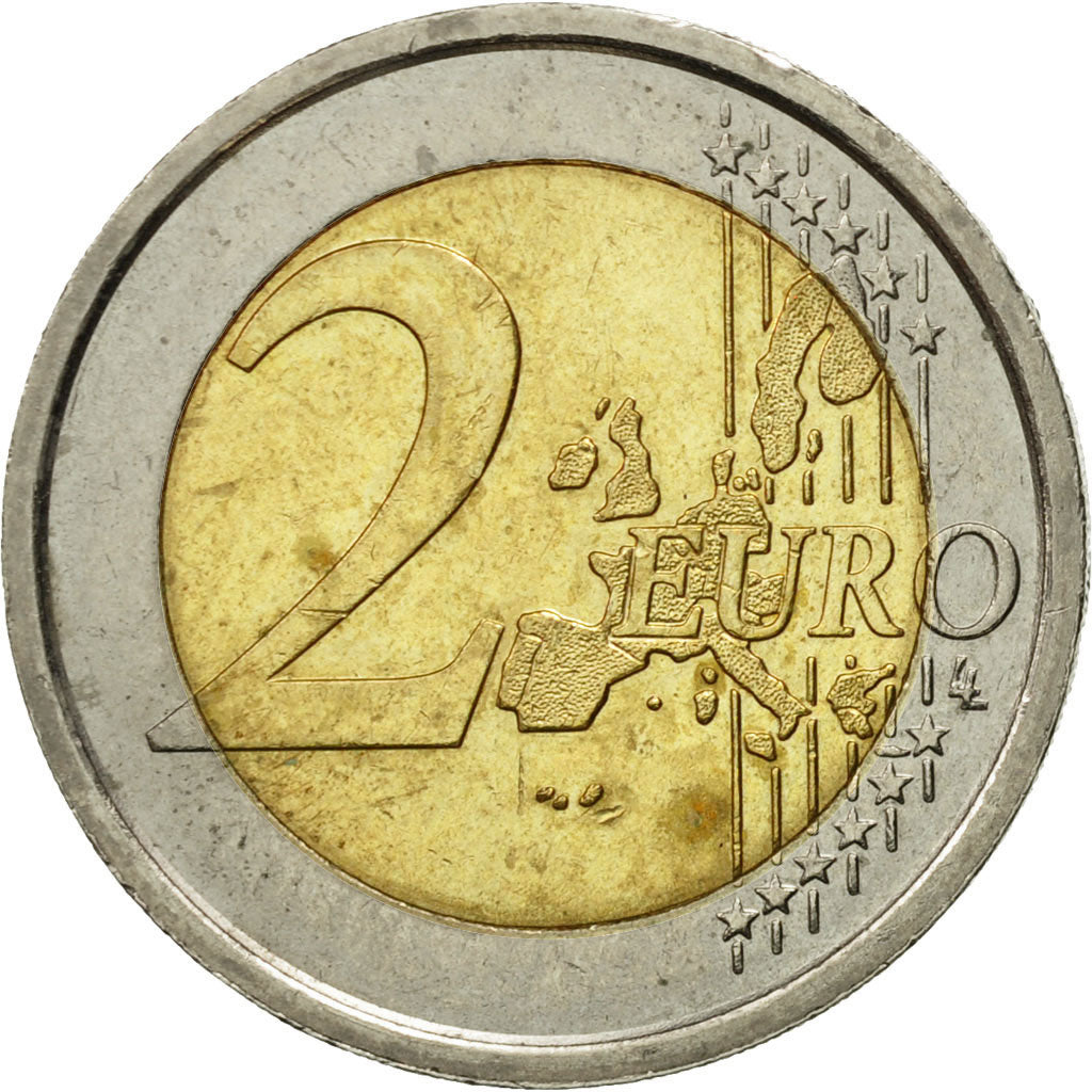 Italy, 2 Euro, European Constitution, 2005, EF(40-45), Bi-Metallic, KM:245