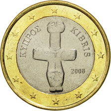 Zypern, Euro, 2008, UNZ, Bi-Metallic, KM:84