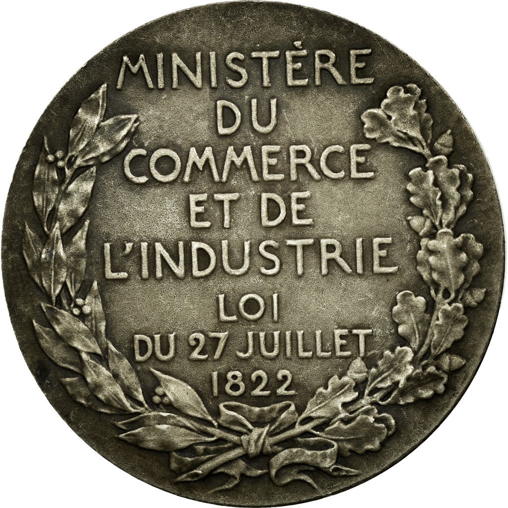 France, Token, Ministry of Commerce, MS(60-62), Silver