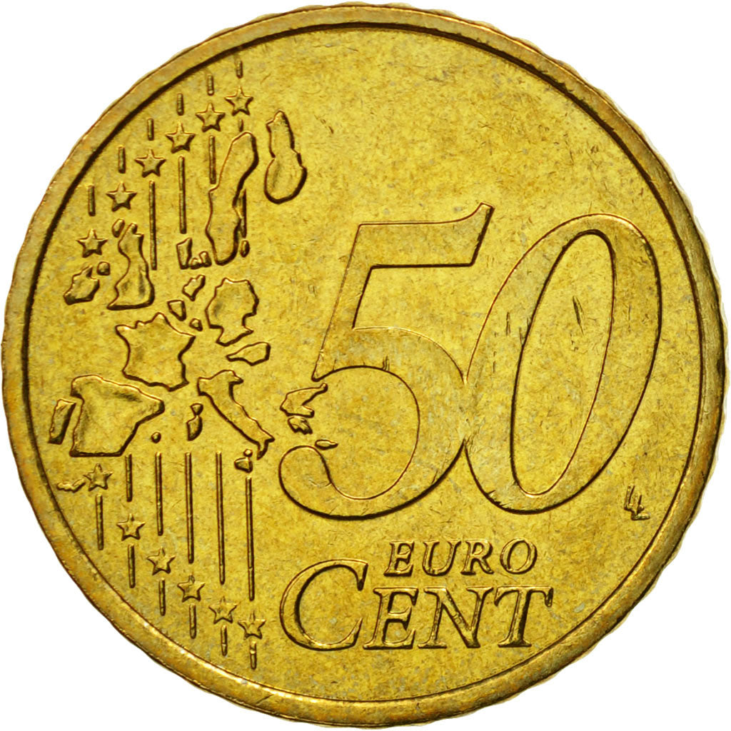 Monaco, 50 Euro Cent, 2001, SUP, Laiton, KM:172