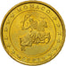 Monaco, 10 Euro Cent, 2001, MS(60-62), Brass, KM:170