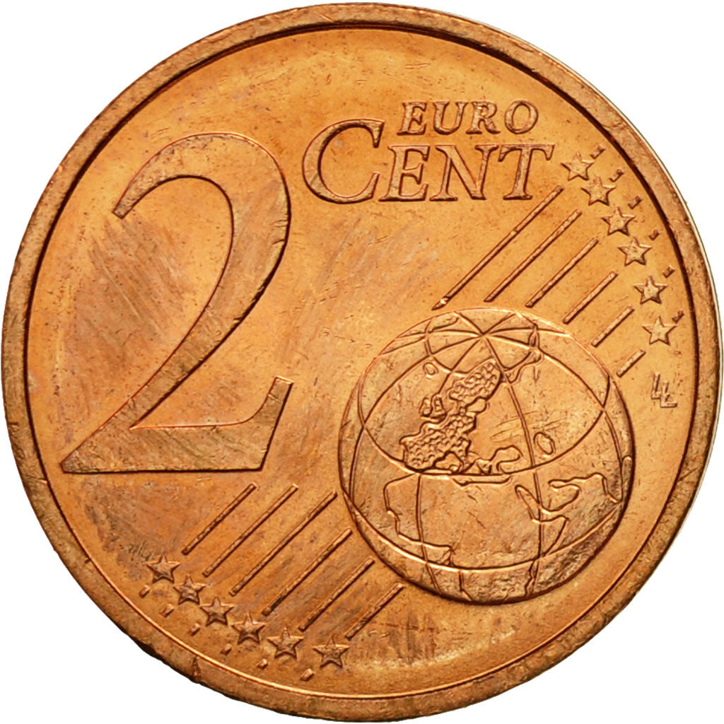Monaco, 2 Euro Cent, 2001, MS(63), Copper Plated Steel, KM:168