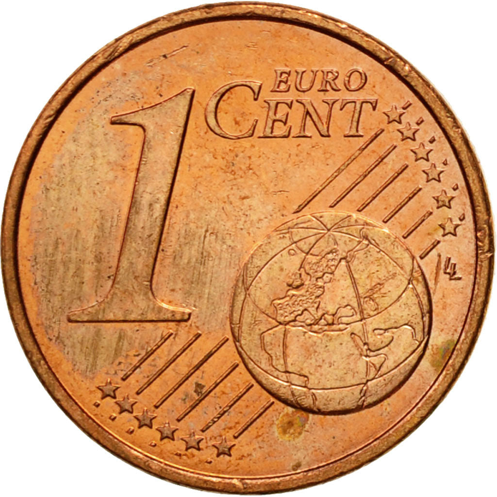 Monaco, Euro Cent, 2001, MS(63), Copper Plated Steel, KM:167