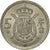 Moneta, Spagna, Juan Carlos I, 5 Pesetas, 1975, BB, Rame-nichel, KM:807
