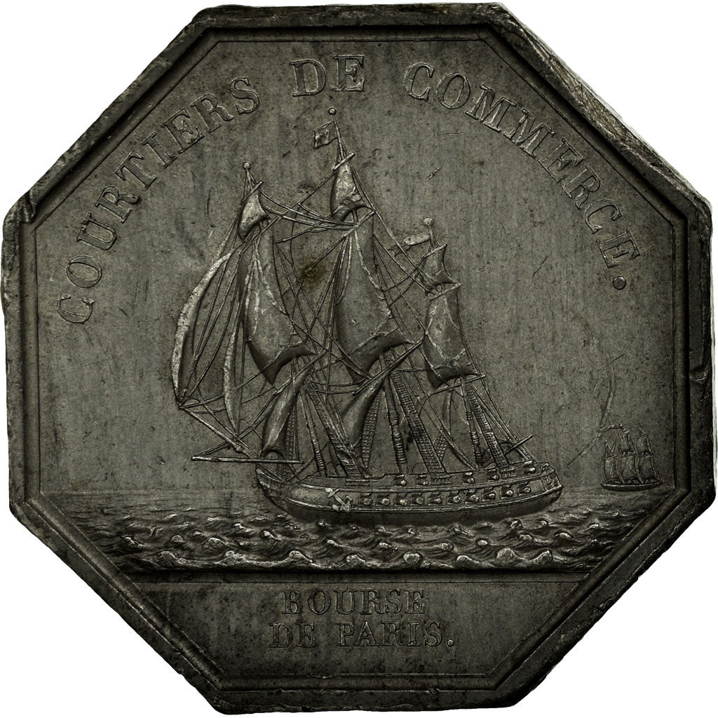 France, Token, Trade Brokers, AU(50-53), Tin