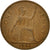 Moneta, Wielka Brytania, Elizabeth II, Penny, 1962, VF(20-25), Bronze, KM:897