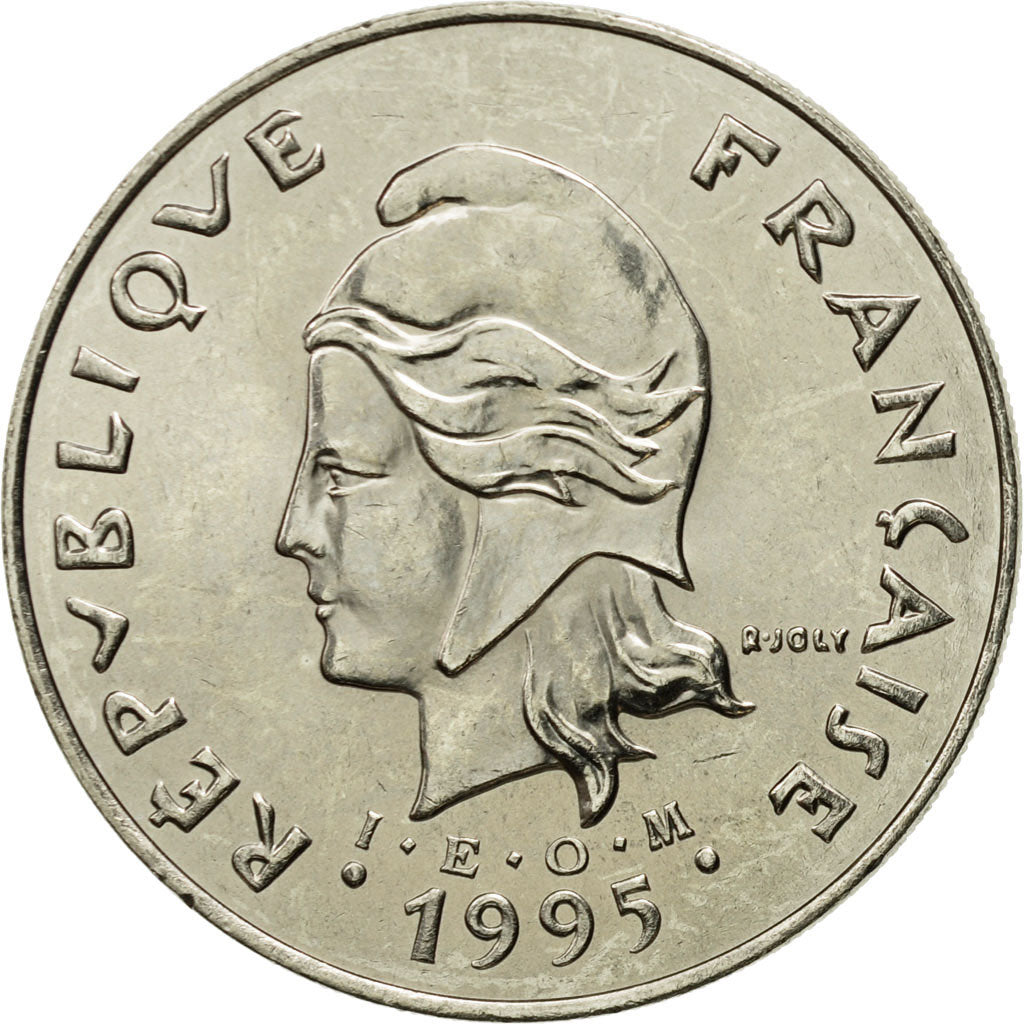 Coin, French Polynesia, 50 Francs, 1995, Paris, AU(55-58), Nickel, KM:13