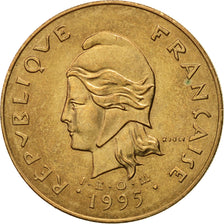 Coin, French Polynesia, 100 Francs, 1995, Paris, MS(63), Nickel-Bronze, KM:14