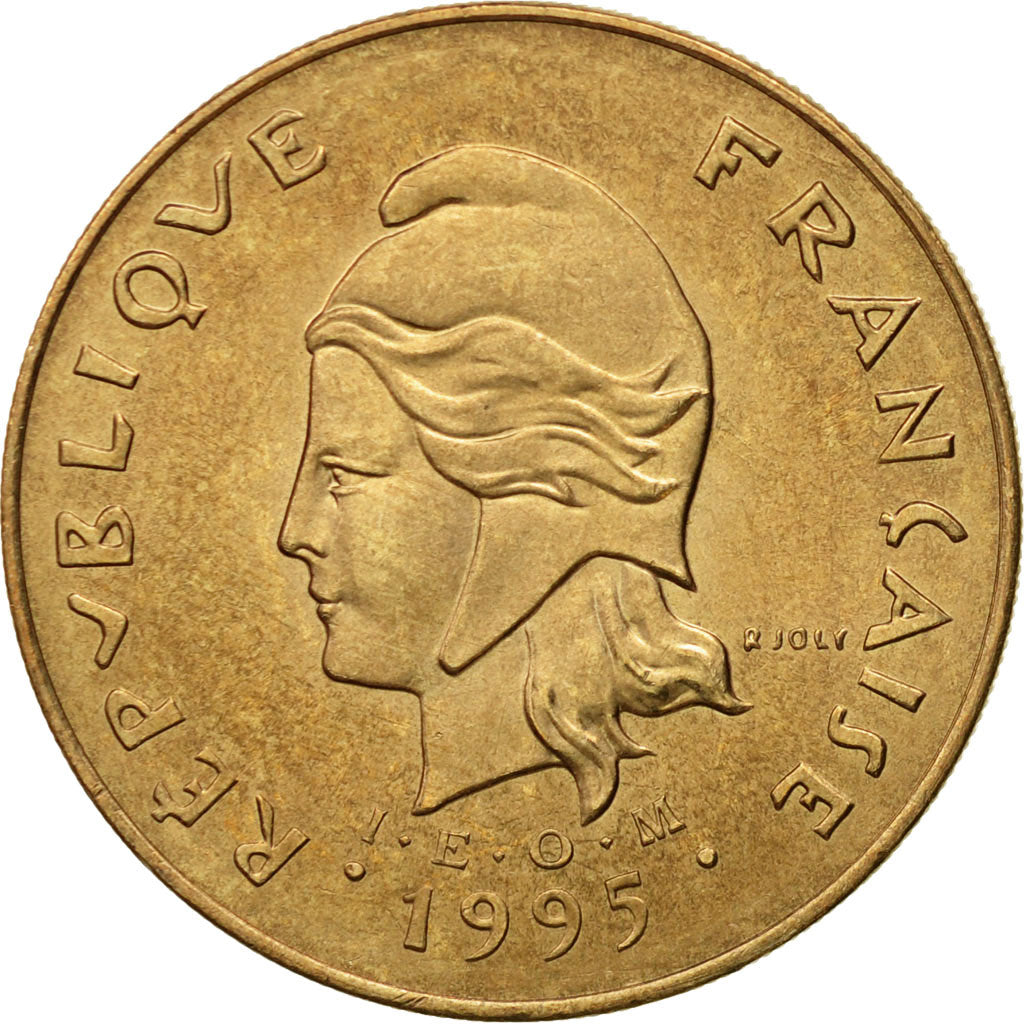 Coin, French Polynesia, 100 Francs, 1995, Paris, AU(55-58), Nickel-Bronze, KM:14