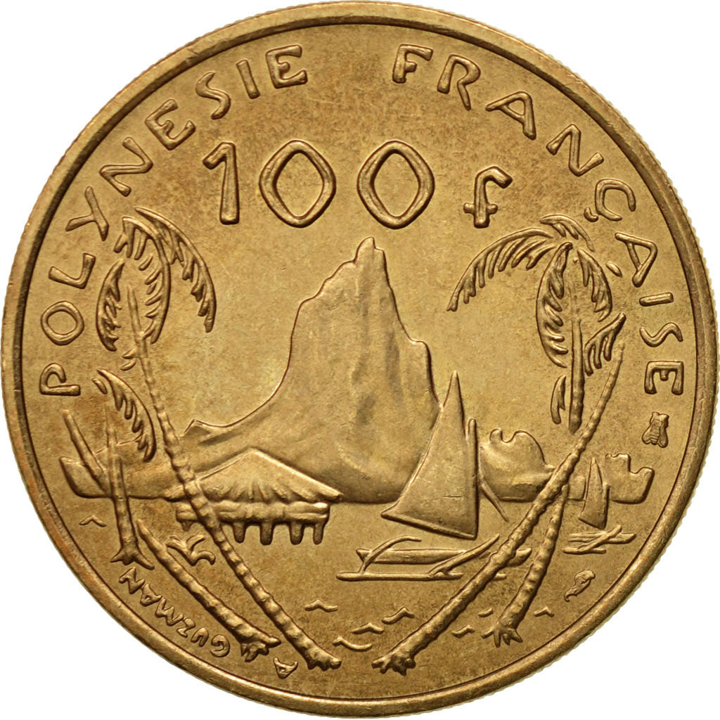 Coin, French Polynesia, 100 Francs, 1995, Paris, AU(55-58), Nickel-Bronze, KM:14