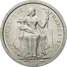 Coin, French Polynesia, 50 Centimes, 1965, Paris, MS(63), Aluminum, KM:1