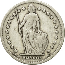 Moneda, Suiza, Franc, 1907, Bern, BC+, Plata, KM:24