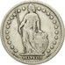Monnaie, Suisse, Franc, 1907, Bern, TB, Argent, KM:24