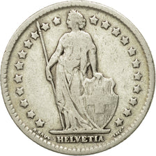 Moneda, Suiza, Franc, 1910, Bern, BC, Plata, KM:24