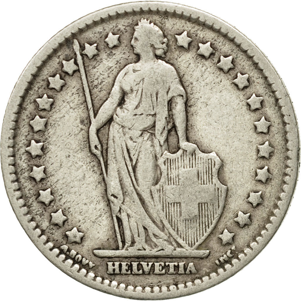 Coin, Switzerland, Franc, 1913, Bern, F(12-15), Silver, KM:24