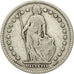 Coin, Switzerland, Franc, 1920, Bern, VG(8-10), Silver, KM:24