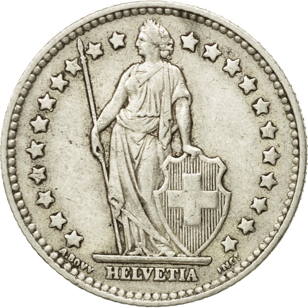 Coin, Switzerland, Franc, 1939, Bern, VF(20-25), Silver, KM:24
