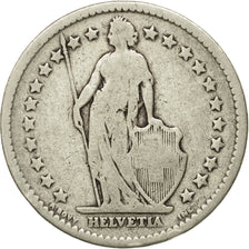 Coin, Switzerland, 2 Francs, 1886, Bern, VG(8-10), Silver, KM:21