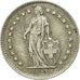 Coin, Switzerland, 1/2 Franc, 1944, Bern, VF(20-25), Silver, KM:23