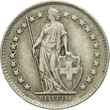 Coin, Switzerland, 1/2 Franc, 1944, Bern, VF(30-35), Silver, KM:23