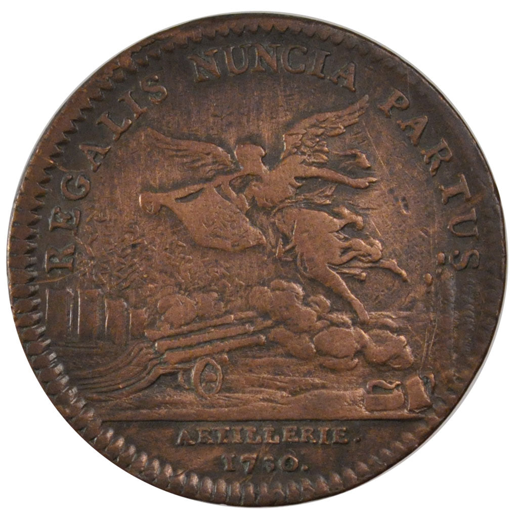 Francia, Token, Royal, 1730, MB+, Rame, Feuardent:1068
