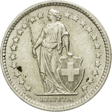 Coin, Switzerland, 1/2 Franc, 1957, Bern, EF(40-45), Silver, KM:23