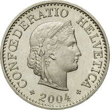 Coin, Switzerland, 10 Rappen, 2004, Bern, AU(55-58), Copper-nickel, KM:27