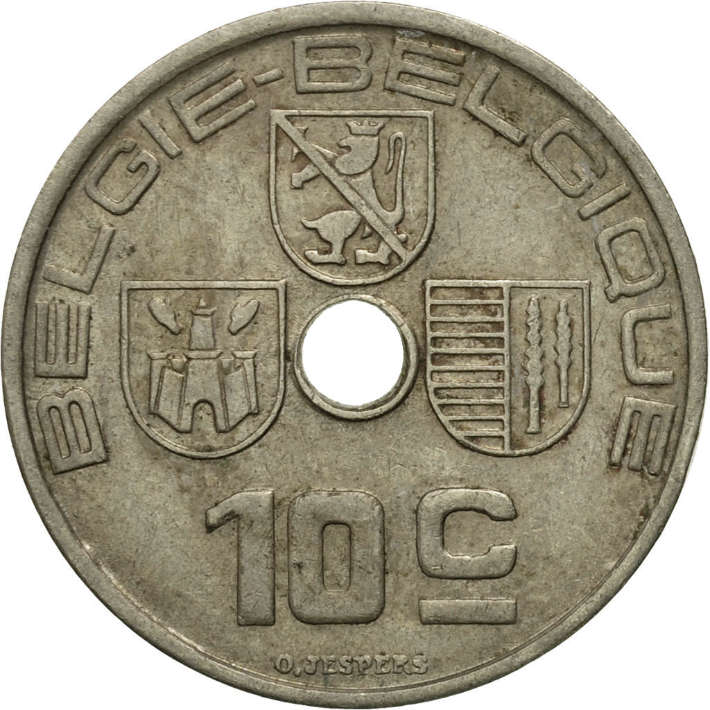 Monnaie, Belgique, 10 Centimes, 1939, TTB, Nickel-brass, KM:113.1