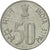 Monnaie, INDIA-REPUBLIC, 50 Paise, 1988, TTB, Stainless Steel, KM:69