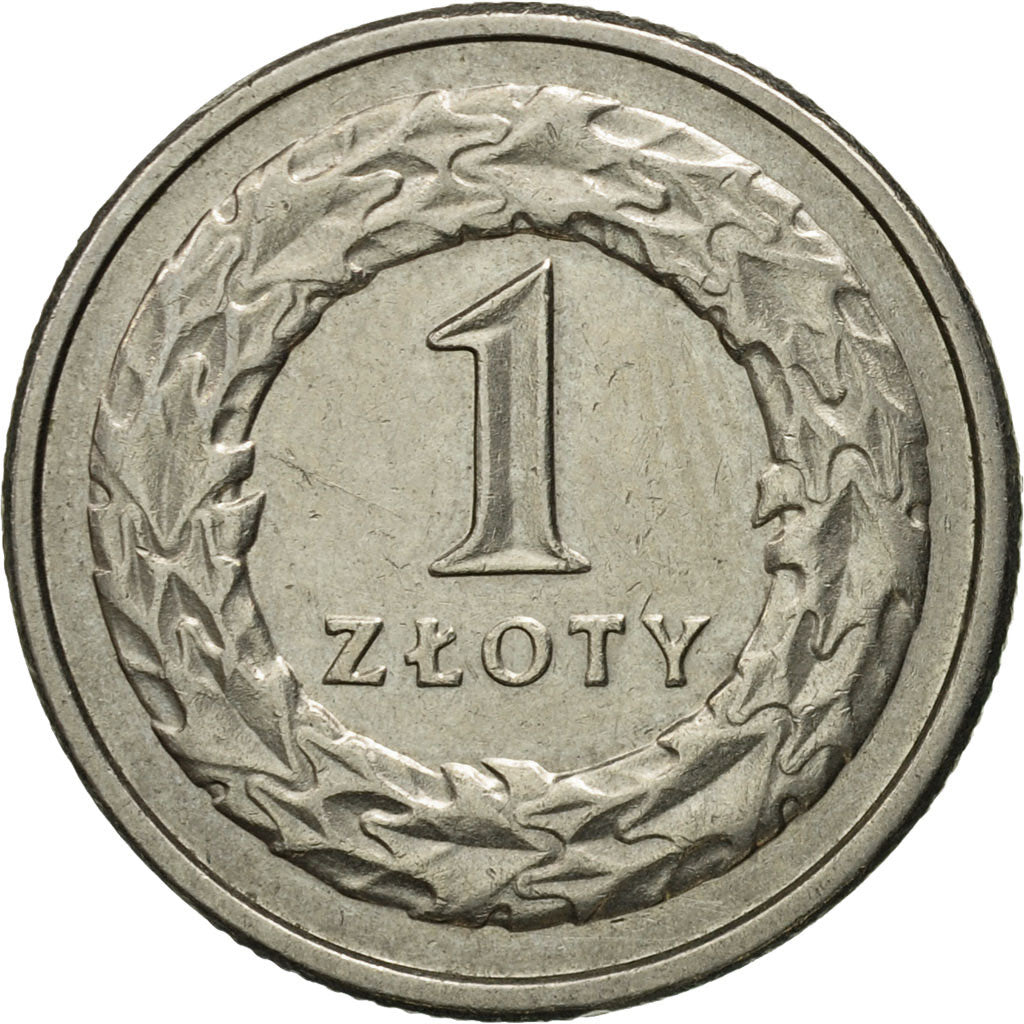 Coin, Poland, Zloty, 1992, Warsaw, EF(40-45), Copper-nickel, KM:282