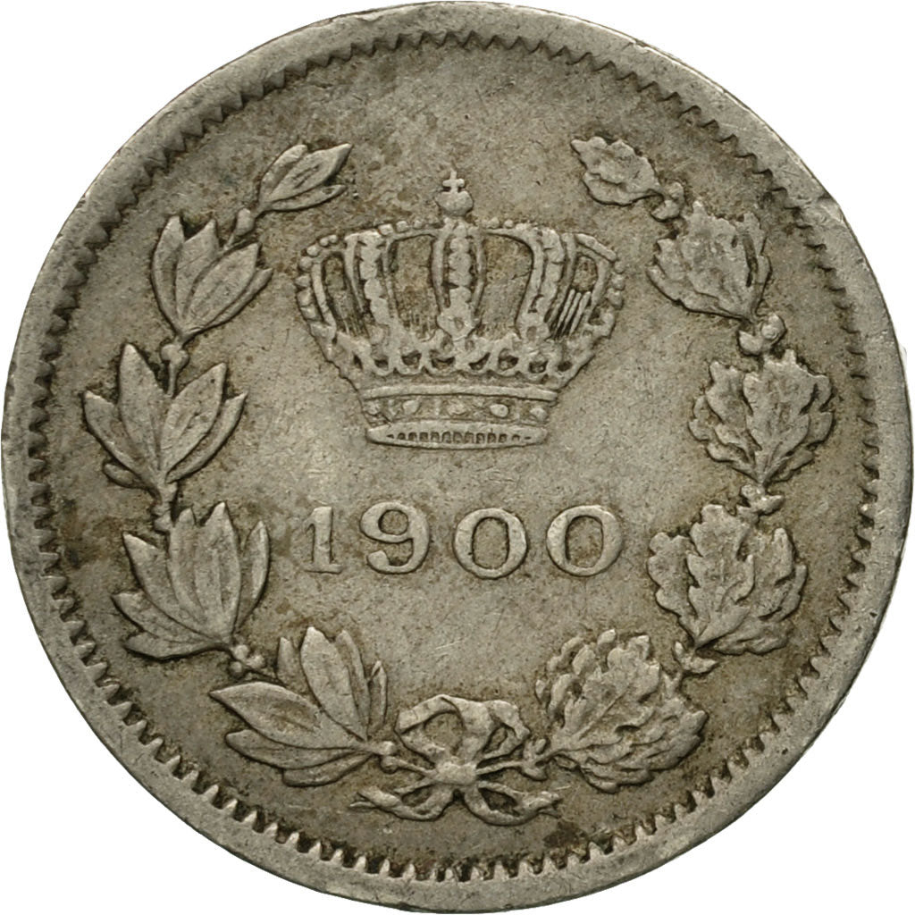 Coin, Romania, Carol I, 5 Bani, 1900, EF(40-45), Copper-nickel, KM:28