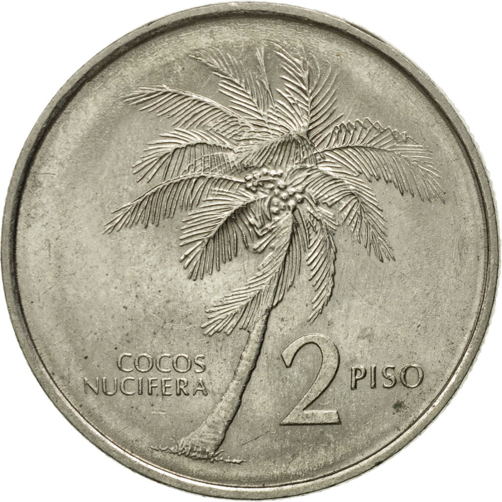 Coin, Philippines, 2 Piso, 1994, EF(40-45), Stainless Steel, KM:258