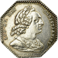 France, Token, Louis XV, Etats de Languedoc, 1762, AU(55-58), Silver