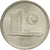 Moneda, Malasia, 5 Sen, 1982, Franklin Mint, MBC, Cobre - níquel, KM:2