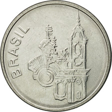 Coin, Brazil, 20 Cruzeiros, 1986, EF(40-45), Stainless Steel, KM:593.2