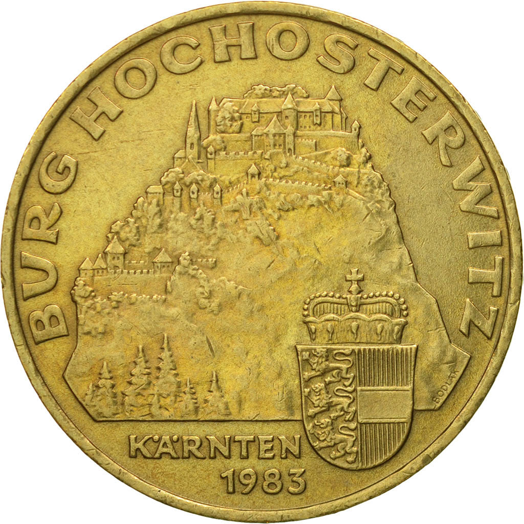 Münze, Österreich, 20 Schilling, 1983, SS, Copper-Aluminum-Nickel, KM:2960.1