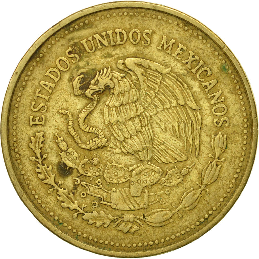 Moneta, Mexico, 1000 Pesos, 1989, Mexico City, EF(40-45), Aluminium-Brąz