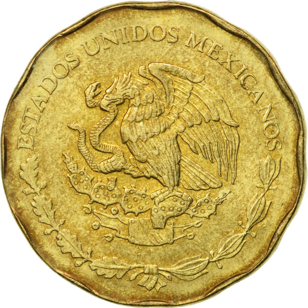 Moneta, Messico, 50 Centavos, 1993, Mexico City, BB, Alluminio-bronzo, KM:549
