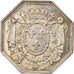 Francia, Token, Notaires de l'Arrondissement d'Amiens, 1827, Barre, EBC, Plata