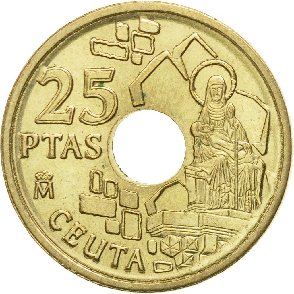 Moneta, Spagna, Juan Carlos I, 25 Pesetas, 1998, Madrid, BB, Alluminio-bronzo