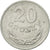 Coin, Poland, 20 Groszy, 1967, Warsaw, EF(40-45), Aluminum, KM:A47