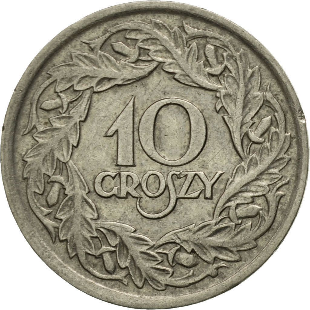 Coin, Poland, 10 Groszy, 1923, EF(40-45), Nickel, KM:11