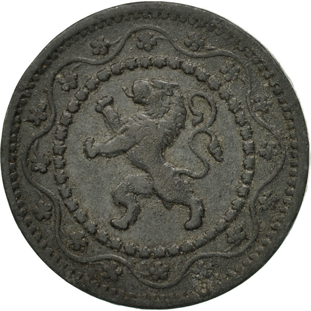 Munten, België, 10 Centimes, 1916, FR, Zinc, KM:81