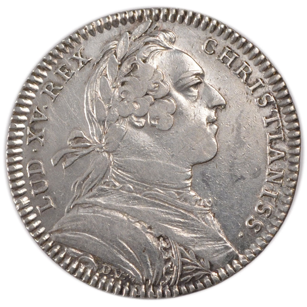 France, Royal, Token, 1751, EF(40-45), Silver, Feuardent #2082, 7.23