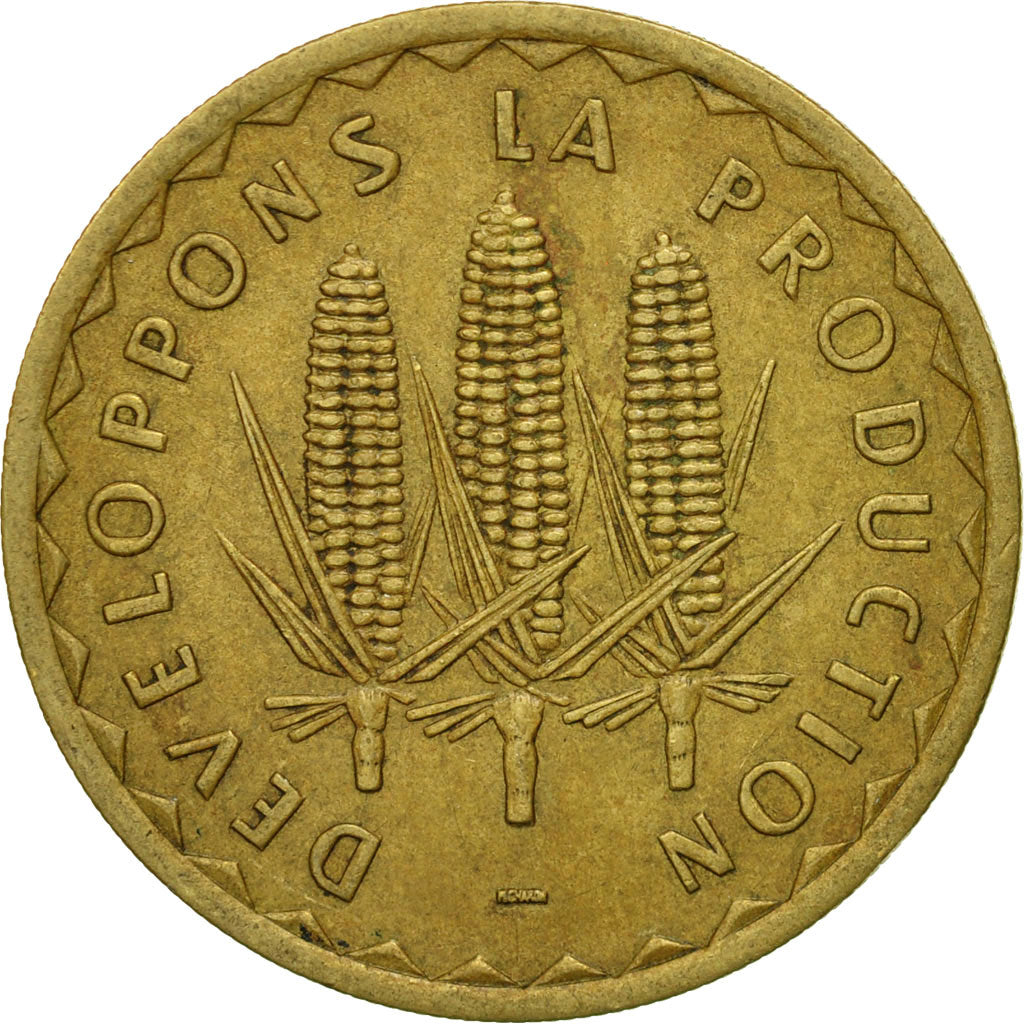 Coin, Mali, 100 Francs, 1975, EF(40-45), Nickel-brass, KM:E2